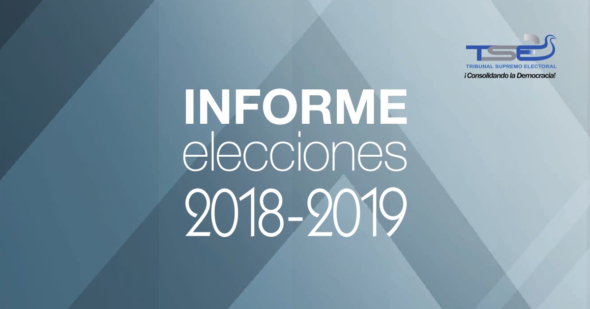 Informe elecciones 2018 y 2019